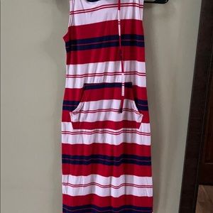 Dress with front pockets